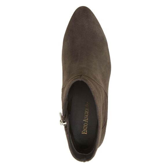 Enzo Angiolini Women Wedge Ankle Booties Crisanta Size US 11M Lavanga Grey Suede - Picture 4 of 4
